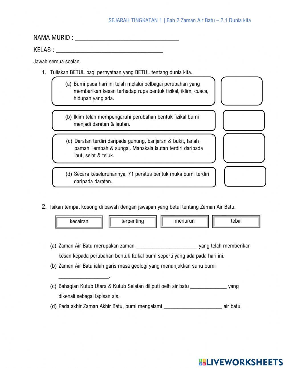 Bab 2 zaman air batu