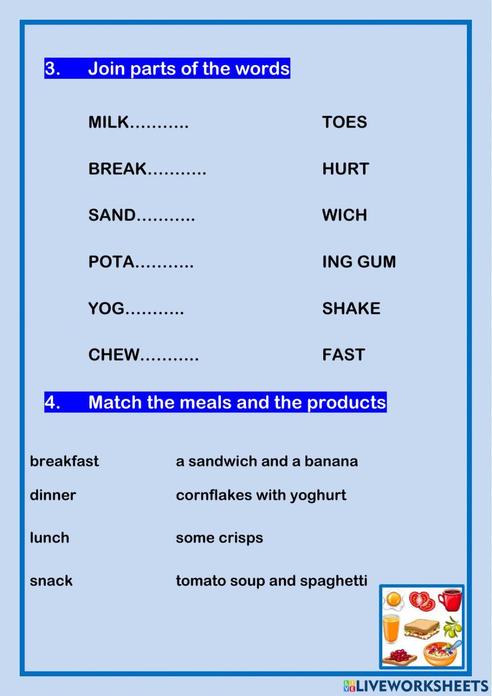 Food and drink - SUPER EASY
