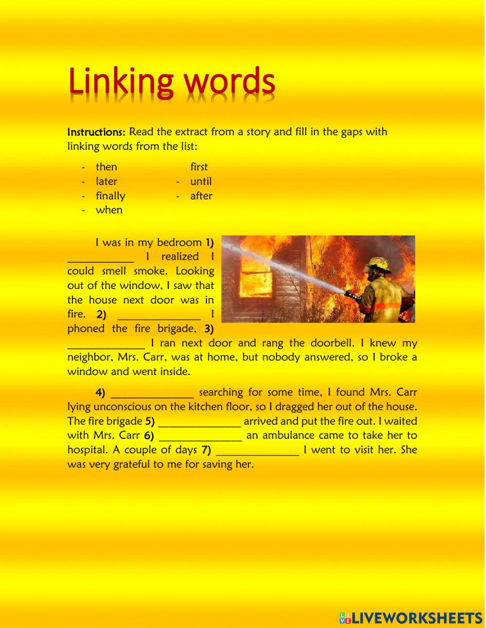 Linking words