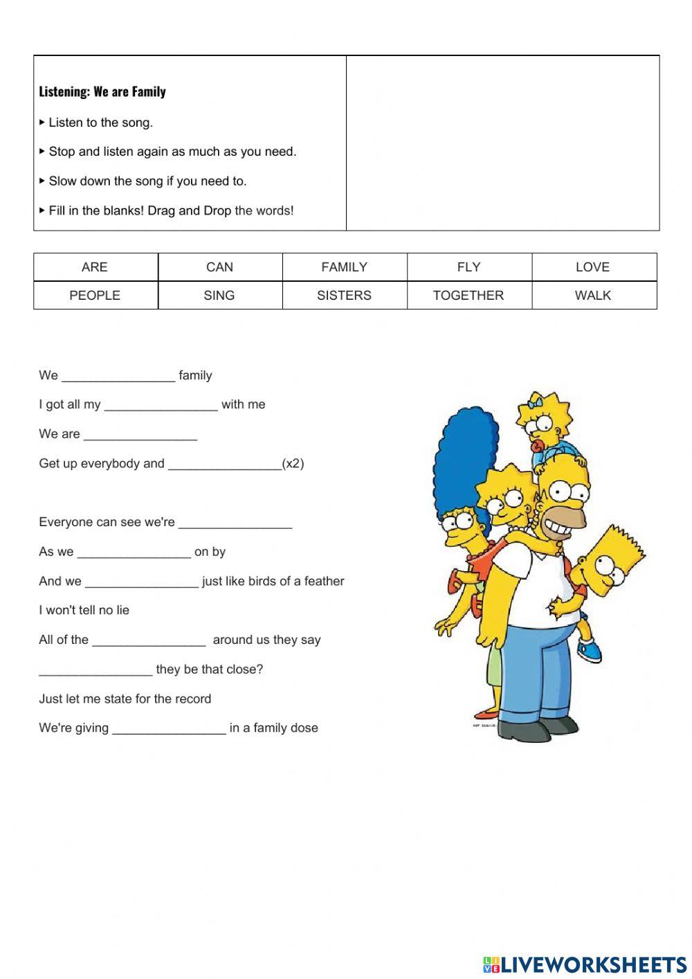 Listening: We are Family