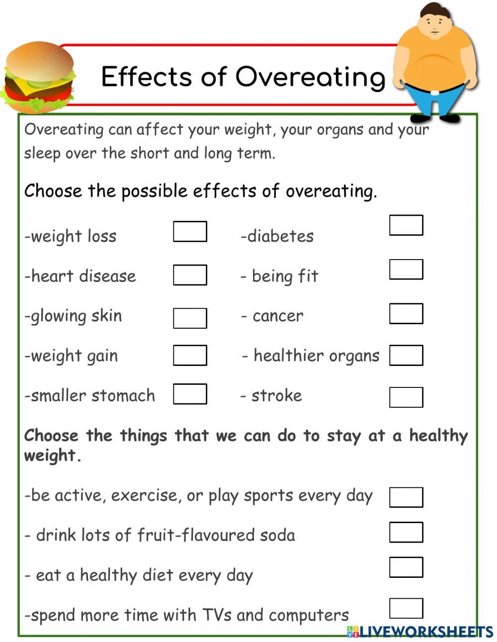 Effects of Overeating