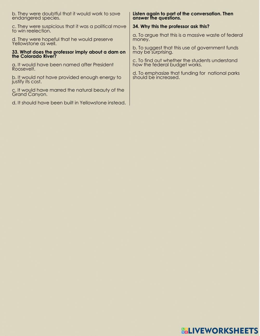 Listening practice 1