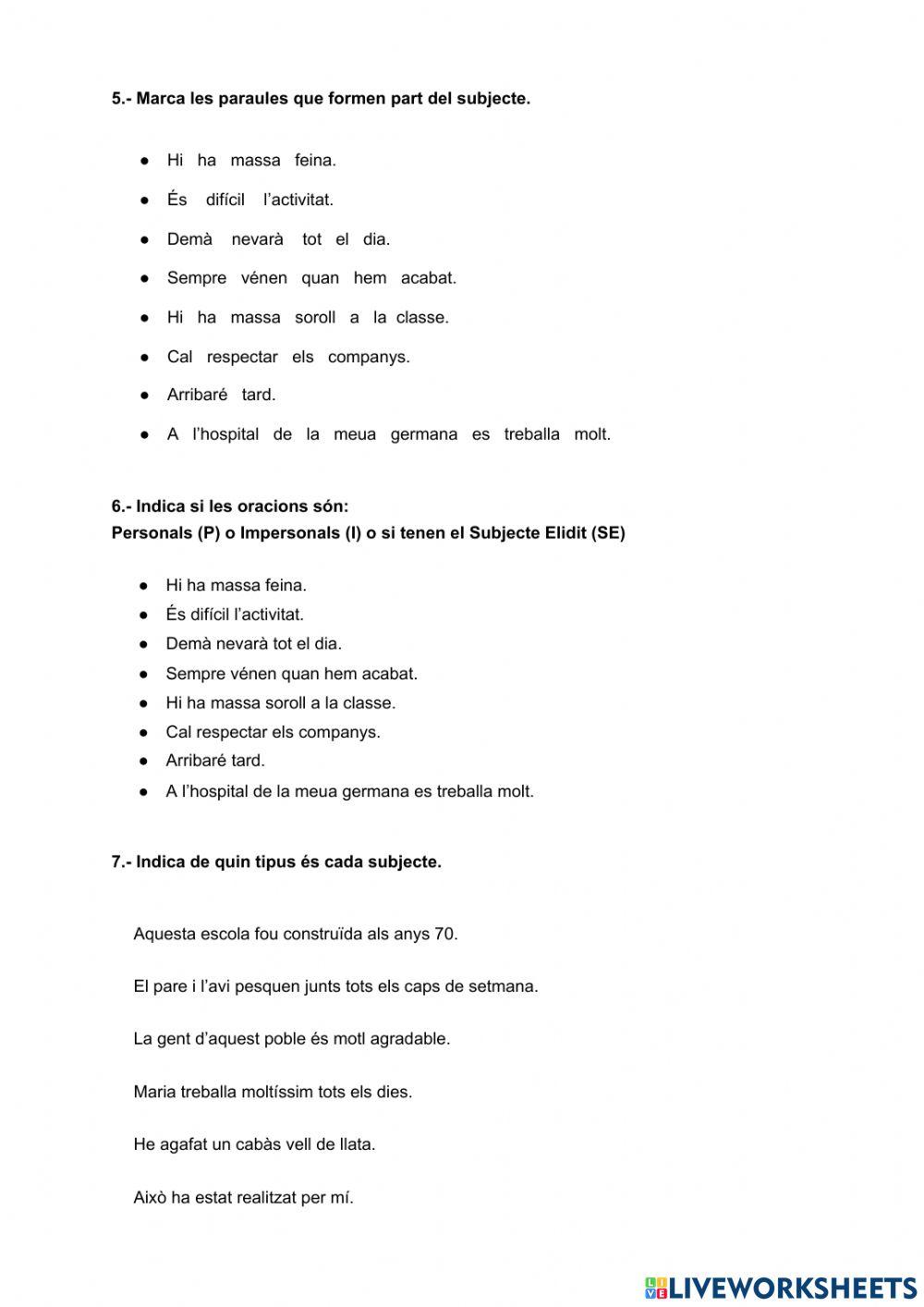 Els articles, les contraccions, l'apòstrof, el subjecte, text expositiu