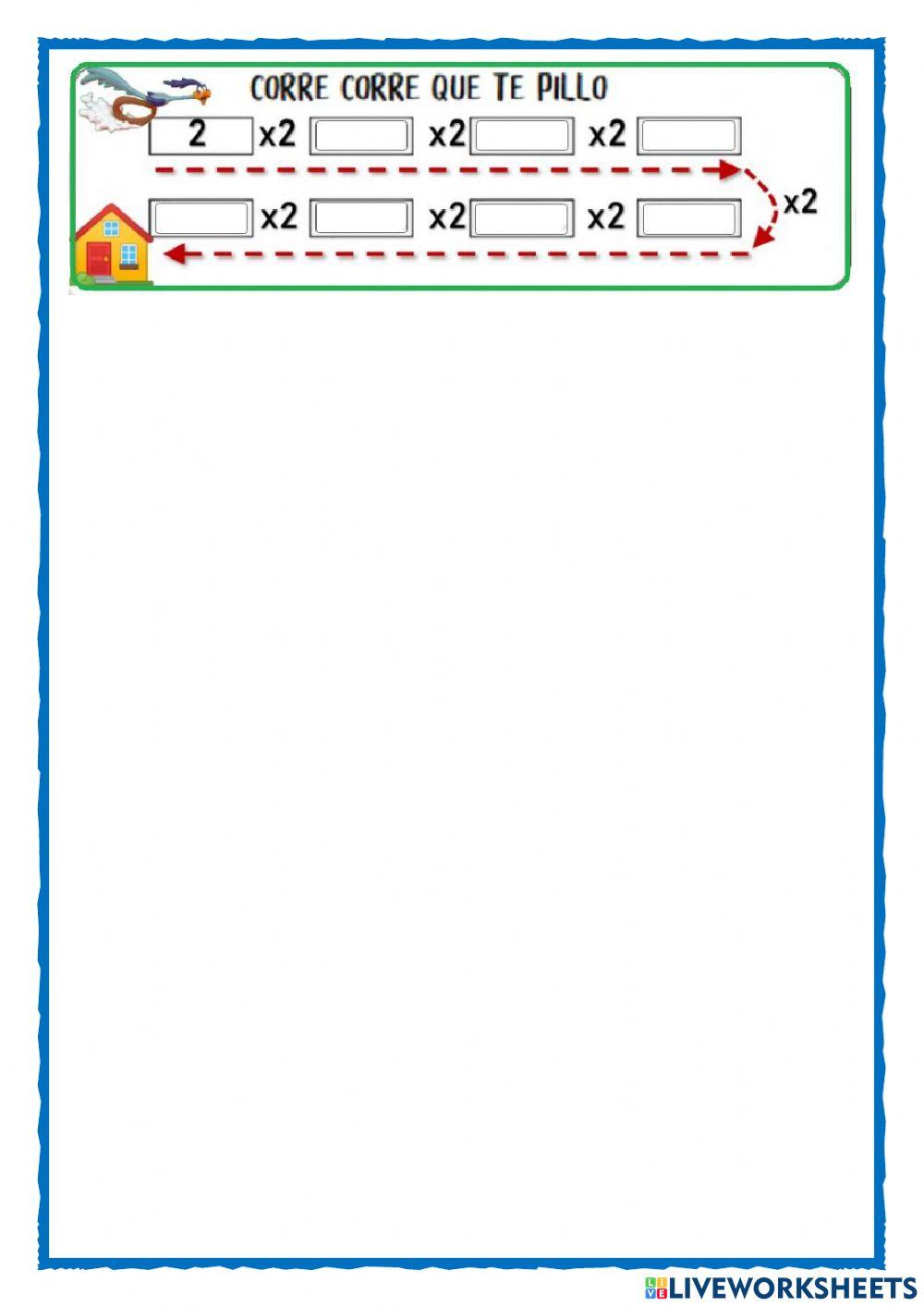 Multiplicaciones por una cifra