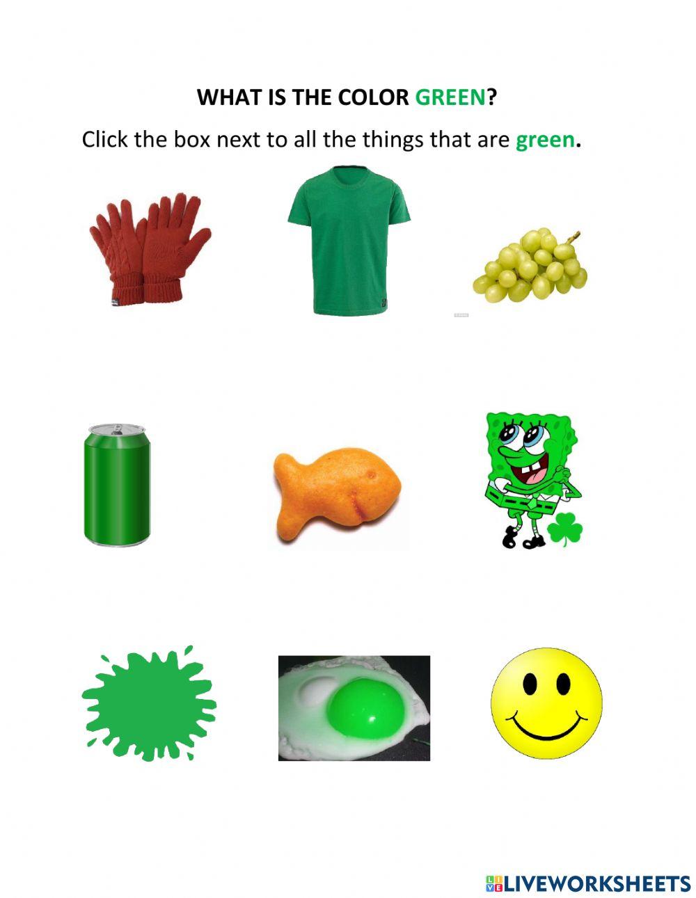 What is the Color Green?