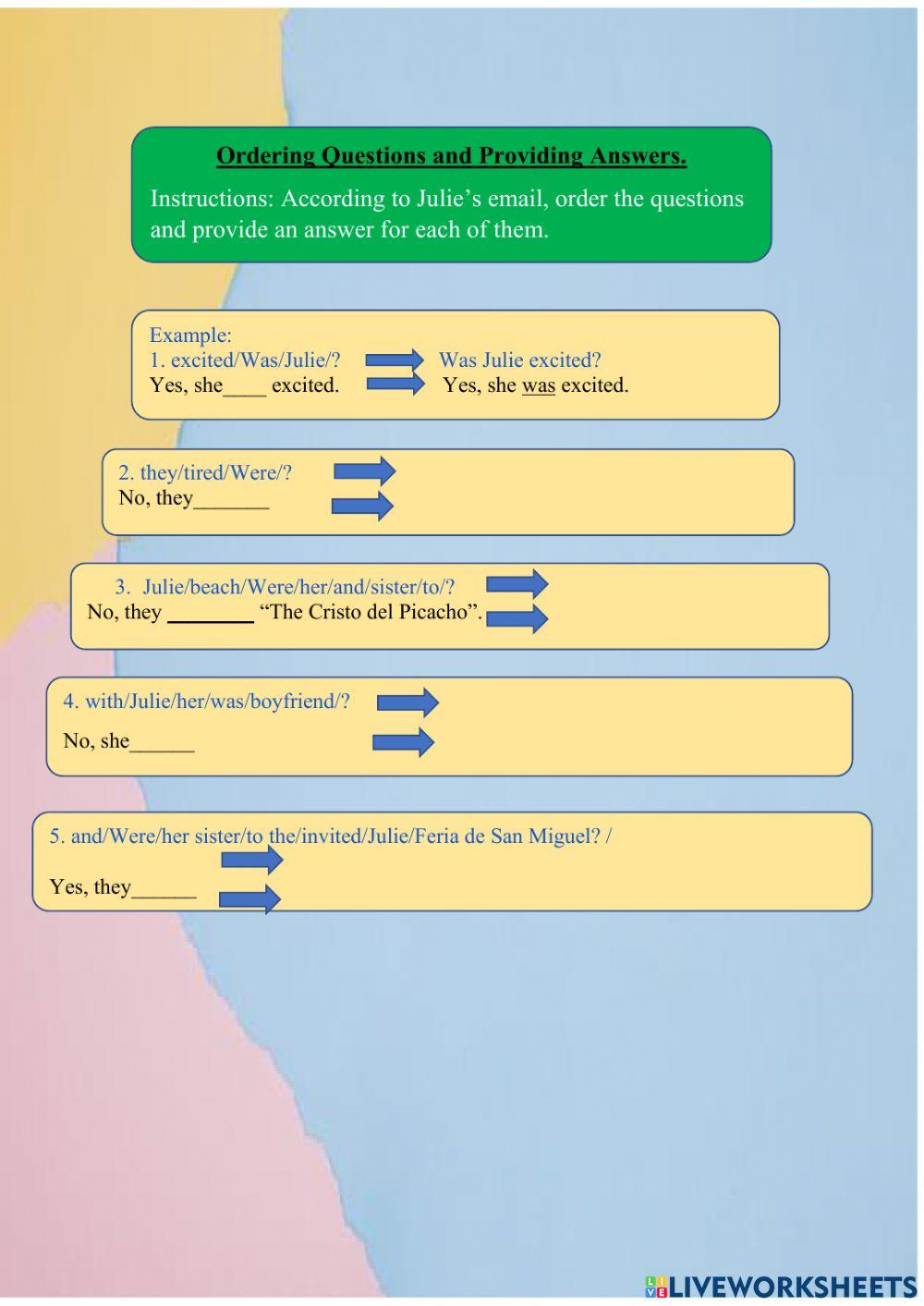 Julie-s vacation email