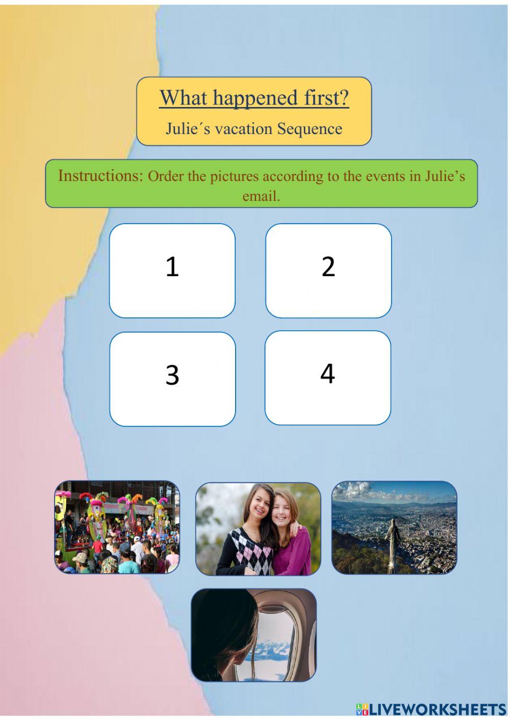 Julie-s vacation email