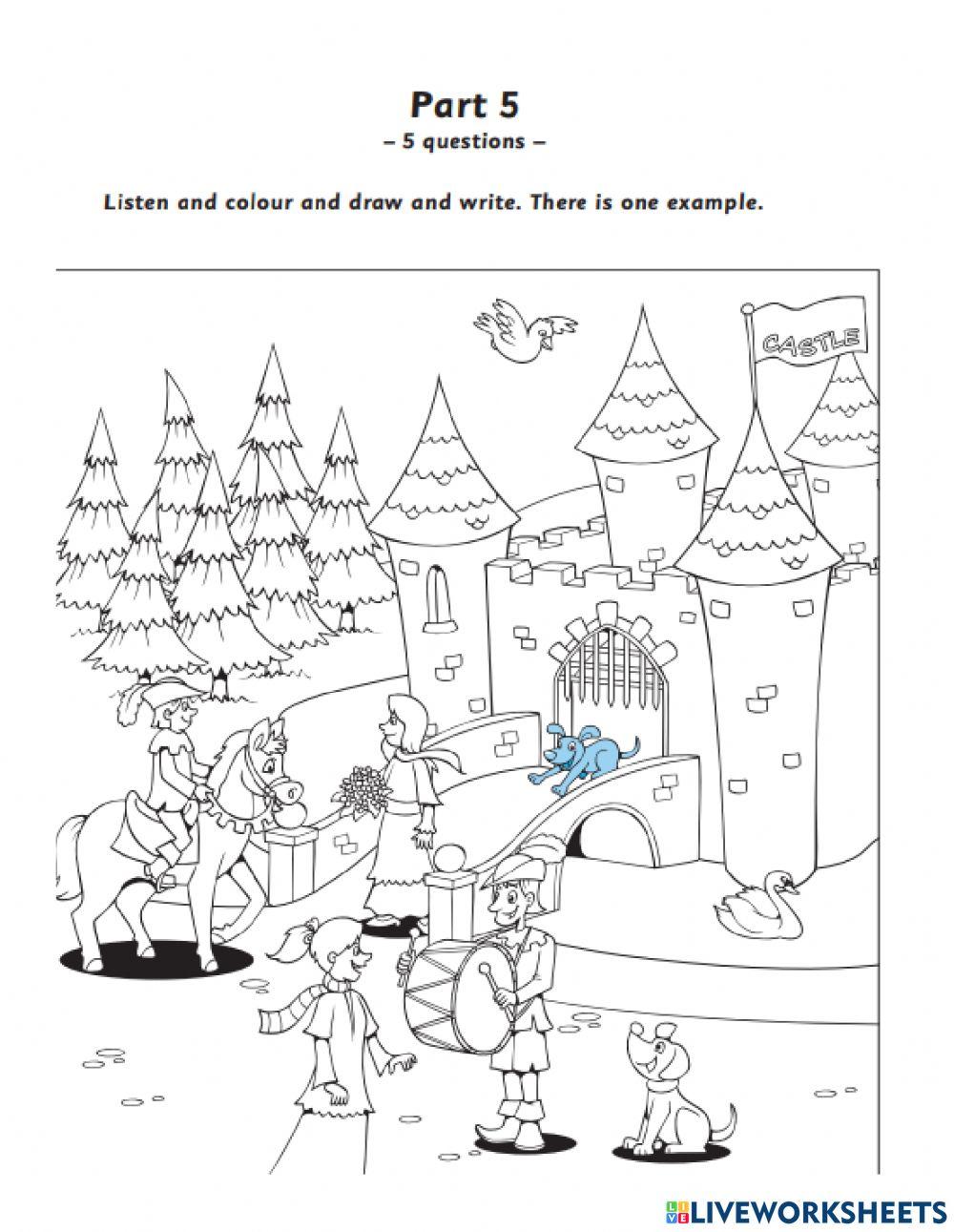 Listening test flyers