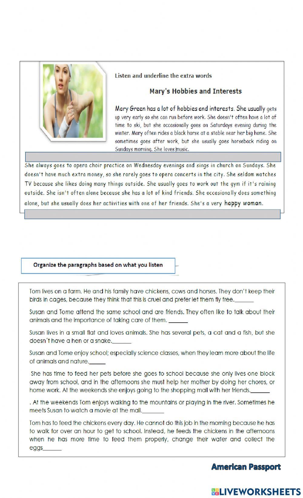 LISTENING Americanpassport