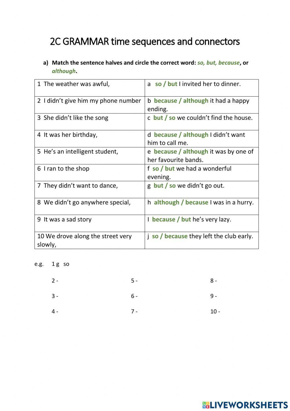 760958 | 2C Grammar | bdm | LiveWorksheets