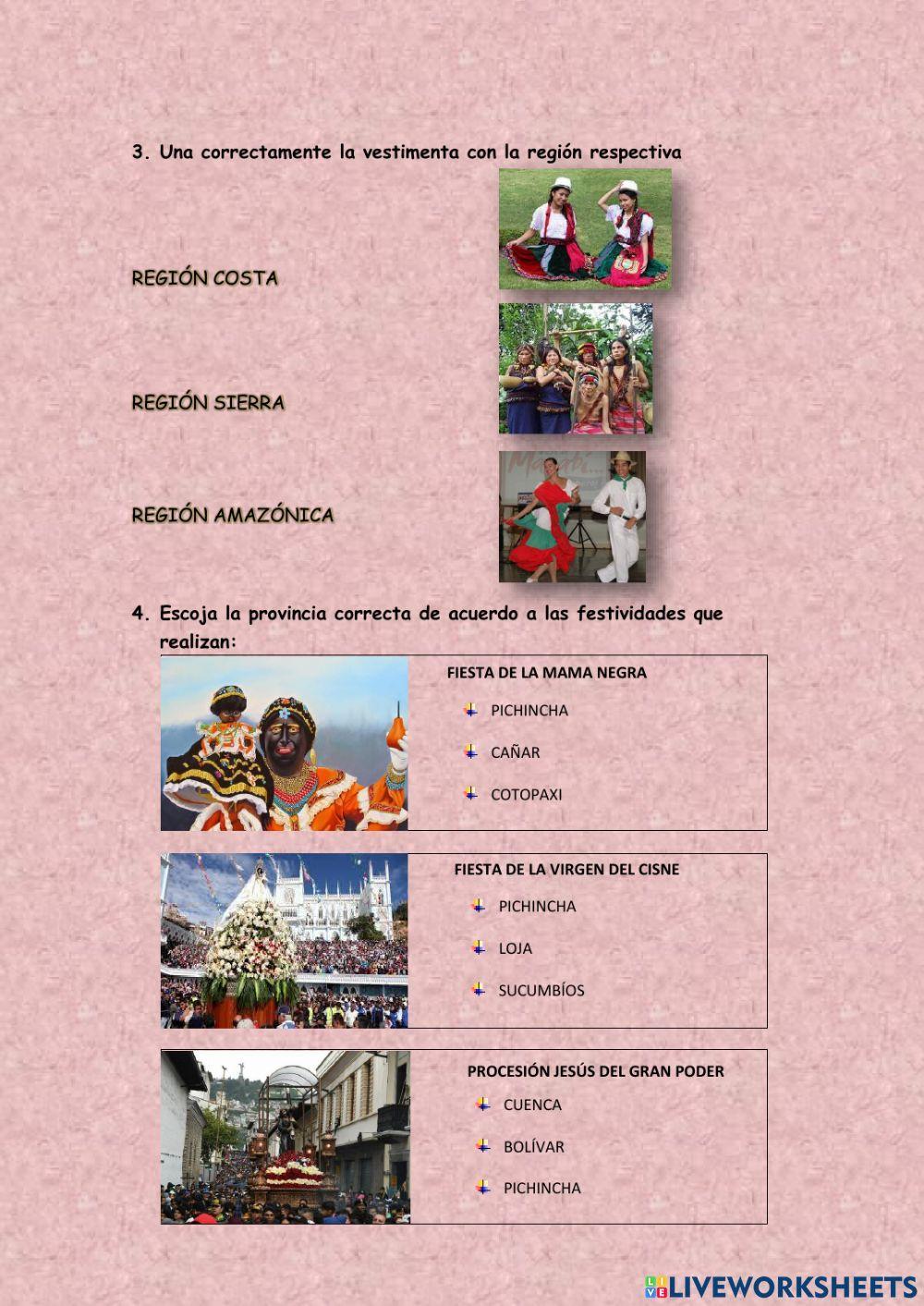 Tradiciones y diversidad ecuatoriana Tradiciones y diversidad ecuatoriana