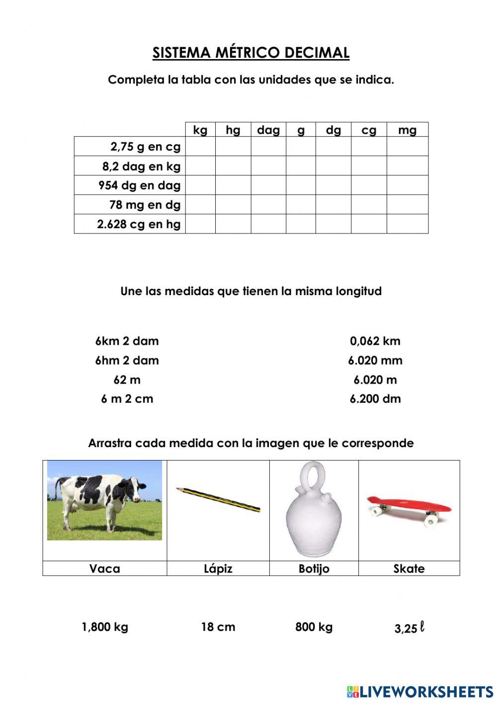 Sistema Métrico Decimal