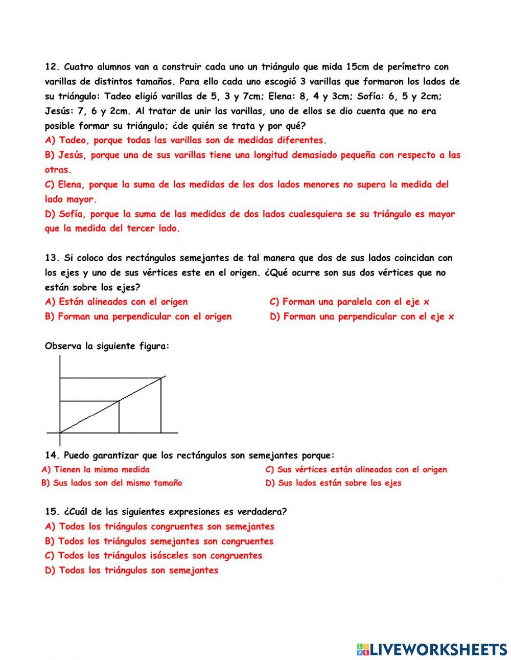 Congruencia y semejanza