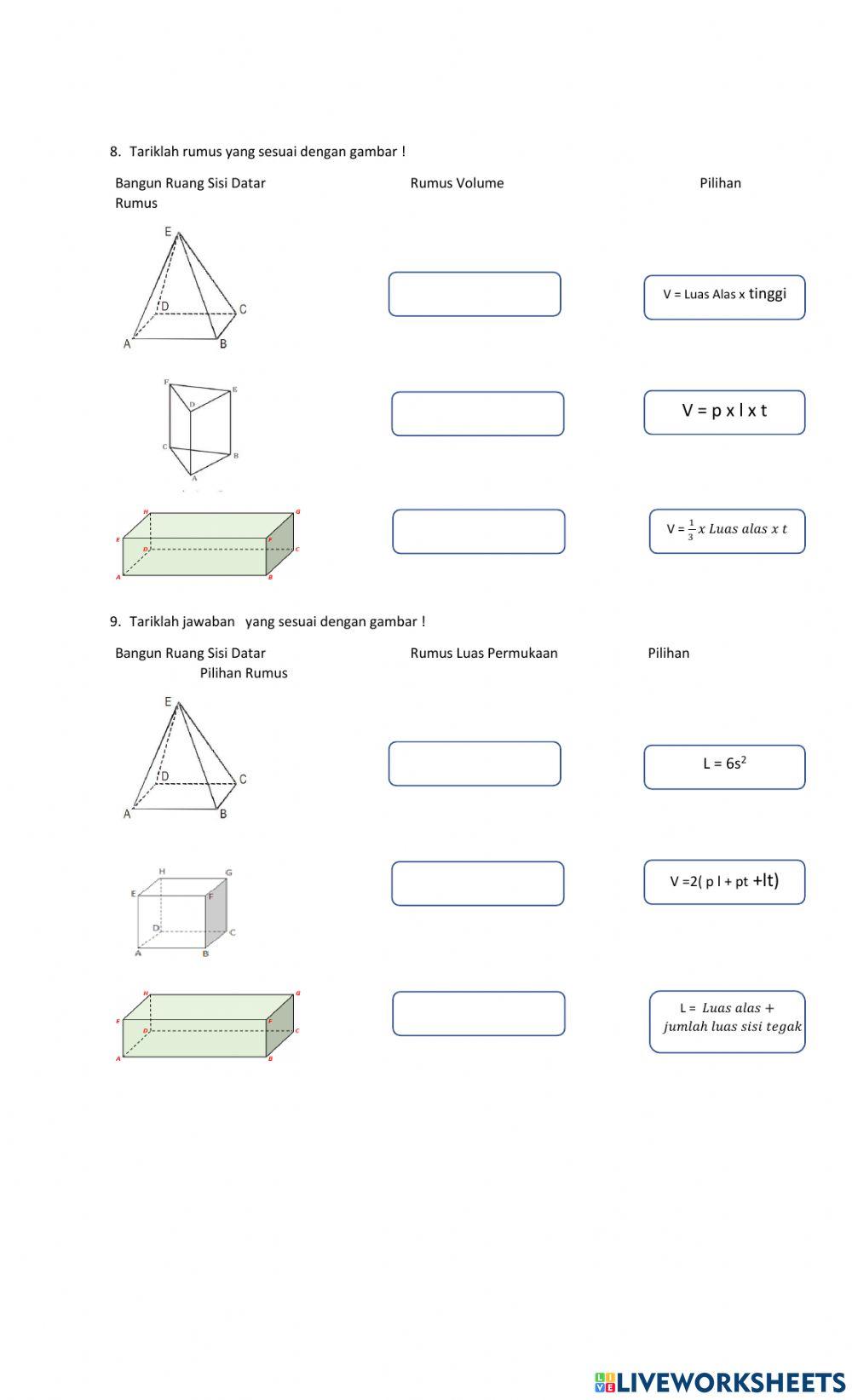 Bangun ruang sisi datar