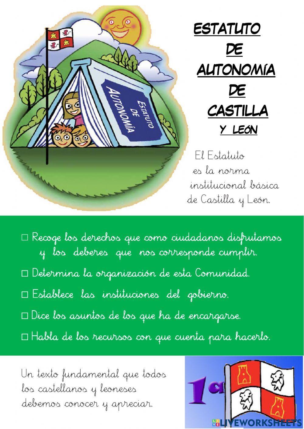 Castilla y león: estatuto