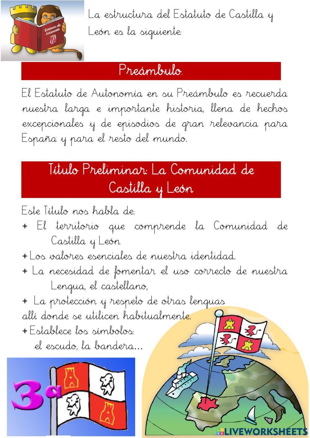 Castilla y león: estatuto