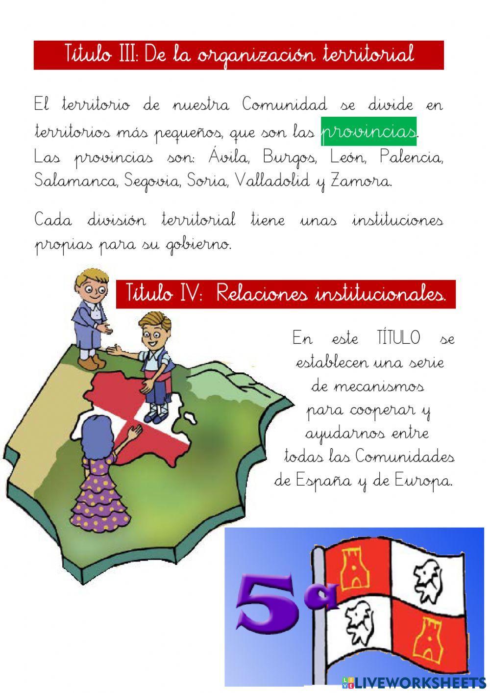 Castilla y león: estatuto