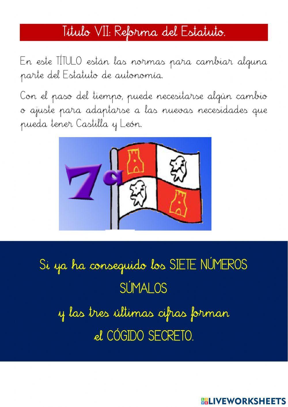 Castilla y león: estatuto