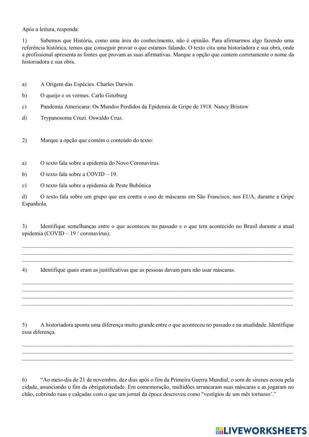 A ‘Liga Anti-Máscara na gripe espanhola