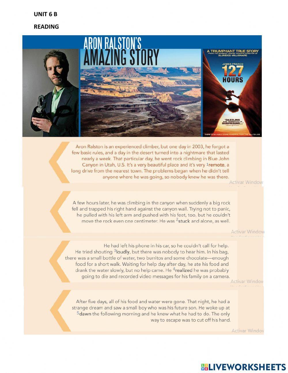 I 3 Unit 6 B Reading