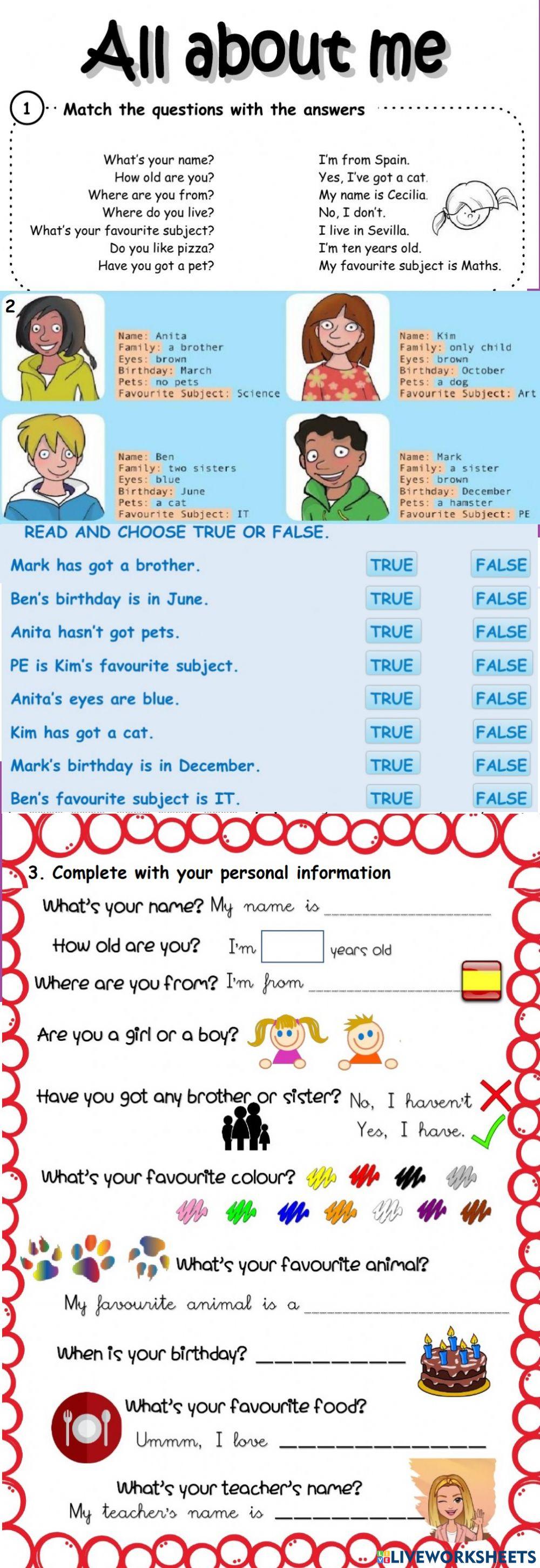 Personal information