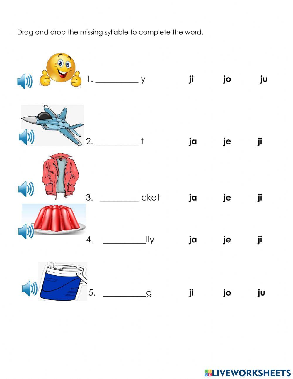 Pre-kinder (Gg and Jj with vowels) 2-26