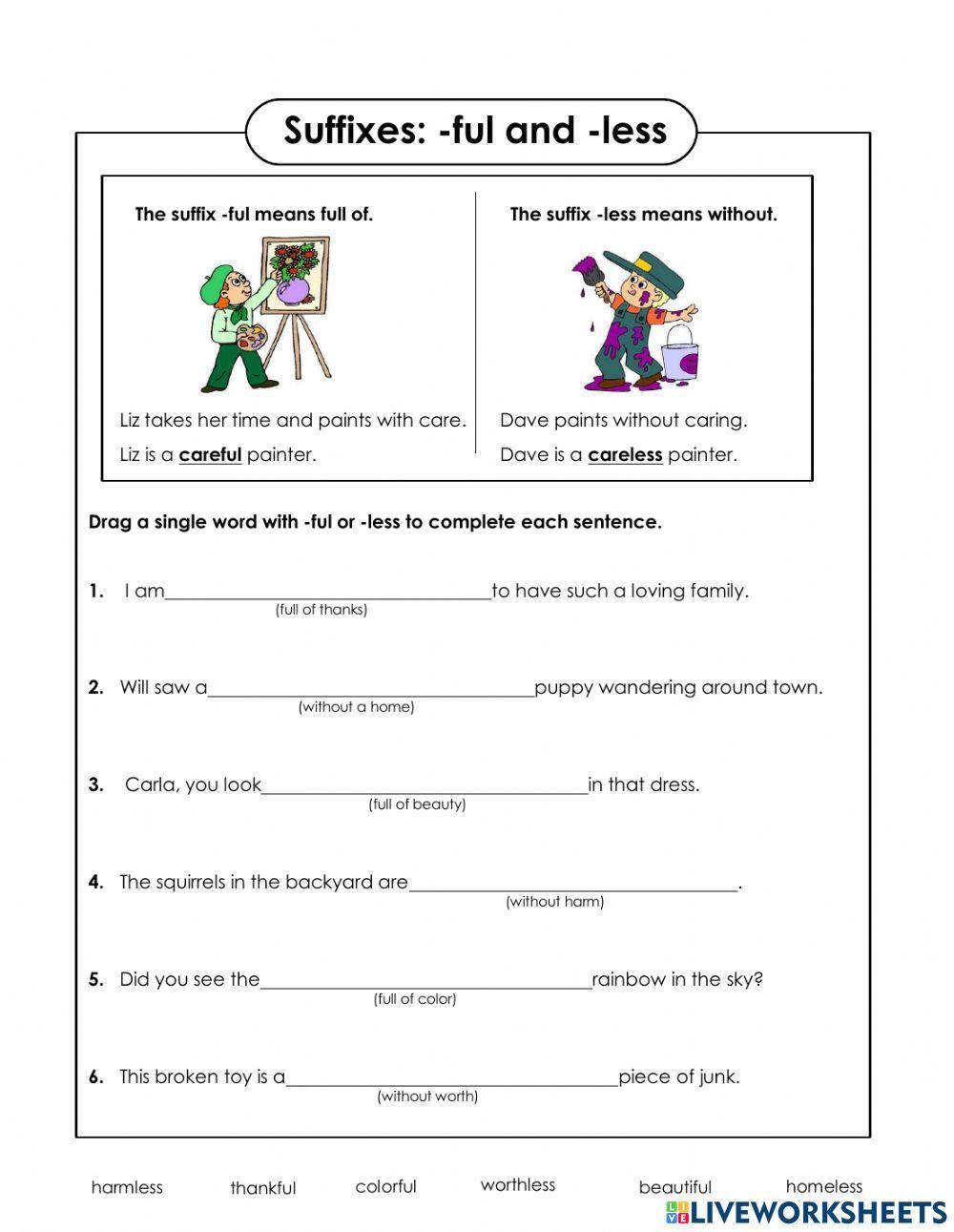 Suffixes
