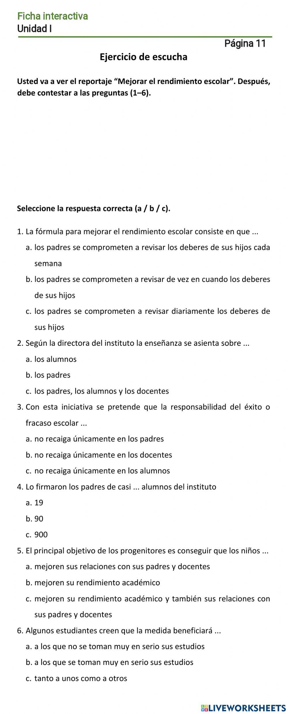 Español-9 (повыш.)-Parte 1-Unidad I-Lección 1-Página 11