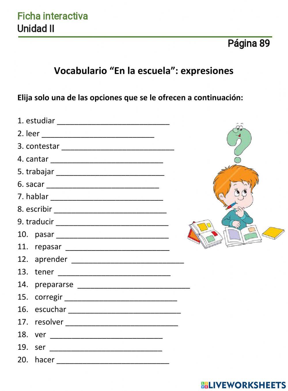 Español-7-Unidad II-Lección 4-Página 89
