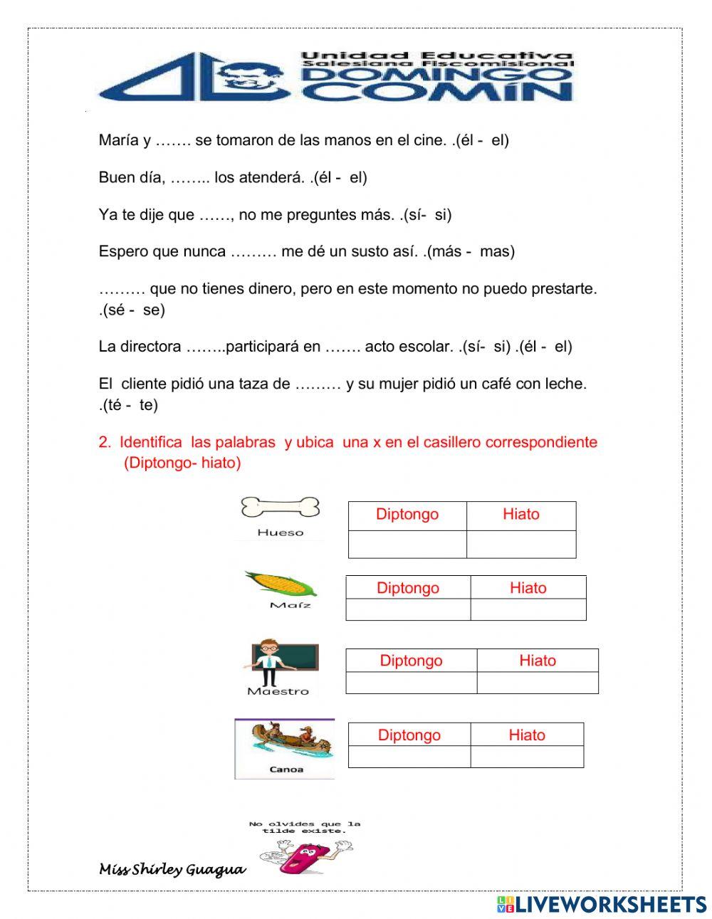 Repaso de contenidos dos