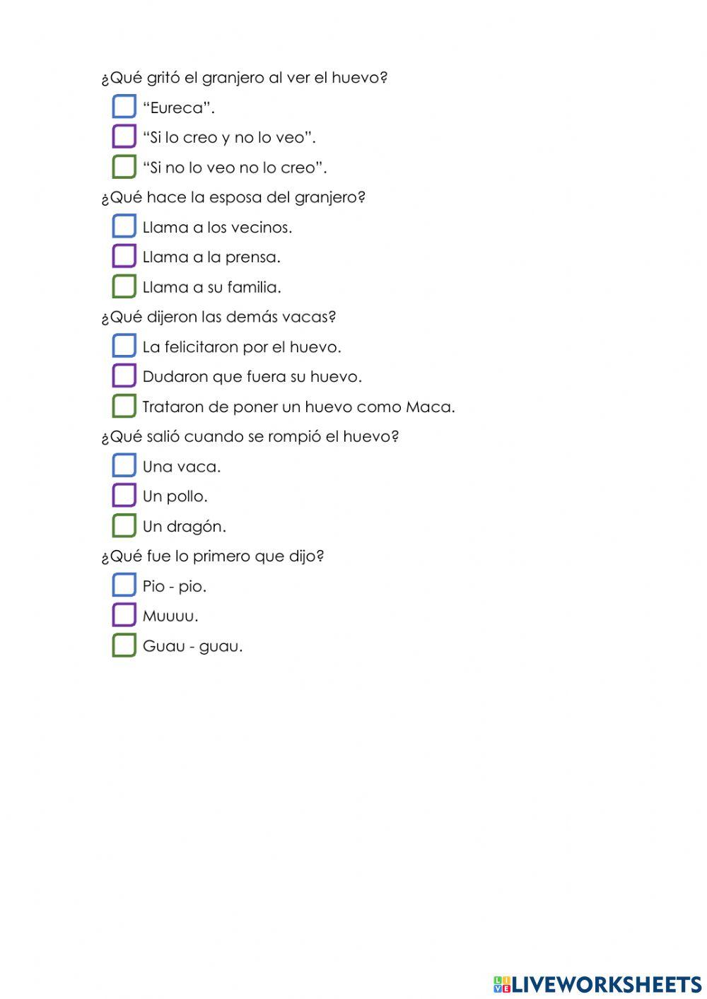 La vaca que puso un huevo