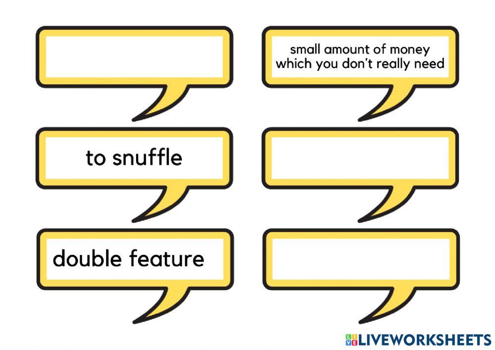 Vocabulary La Línea Chapter 15