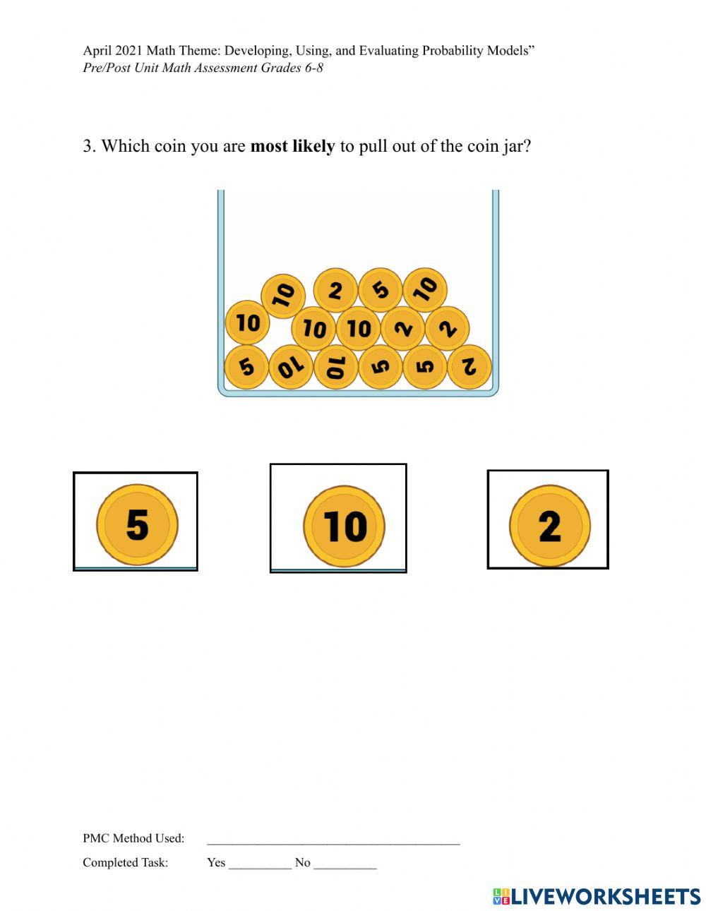 April Math assessment level 4