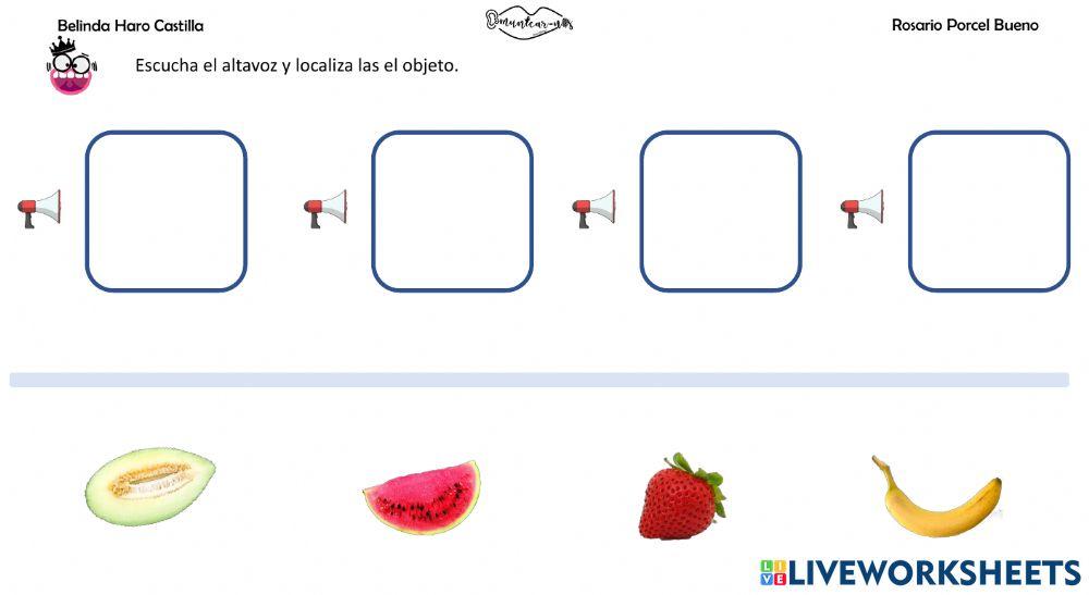 Vocabulario: frutas