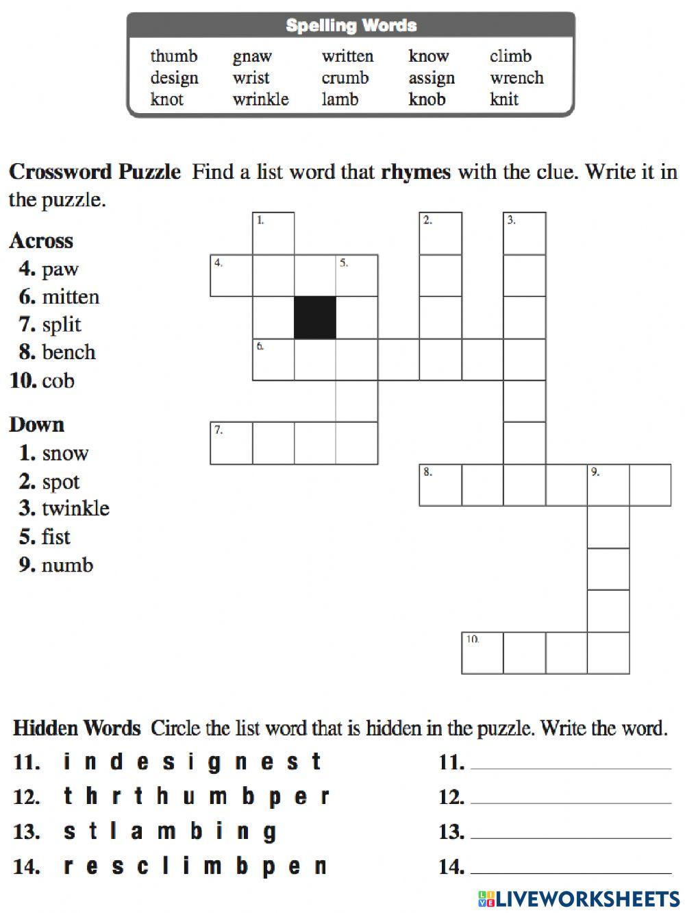 Week 26 Silent Letters