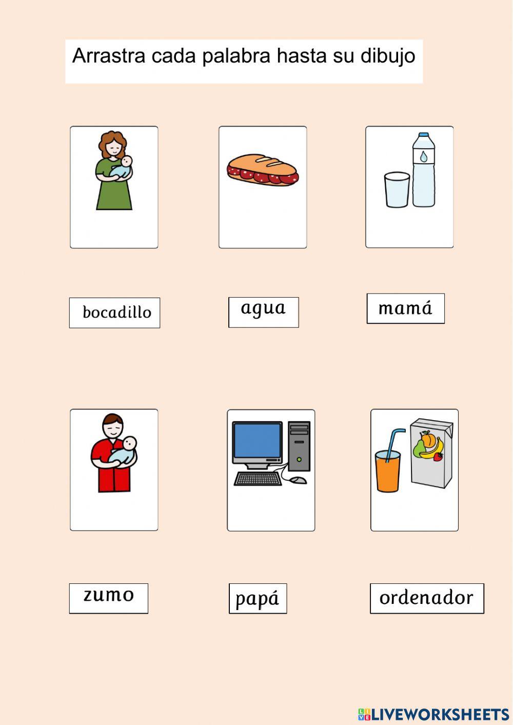 Lectura global palabras