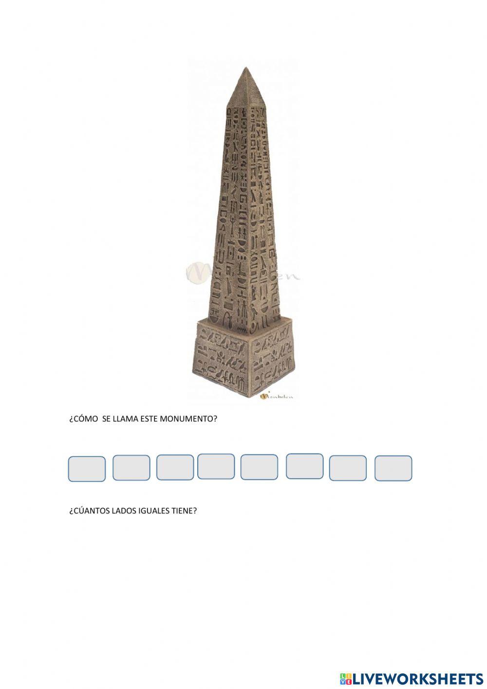 Obeliscos egipcios