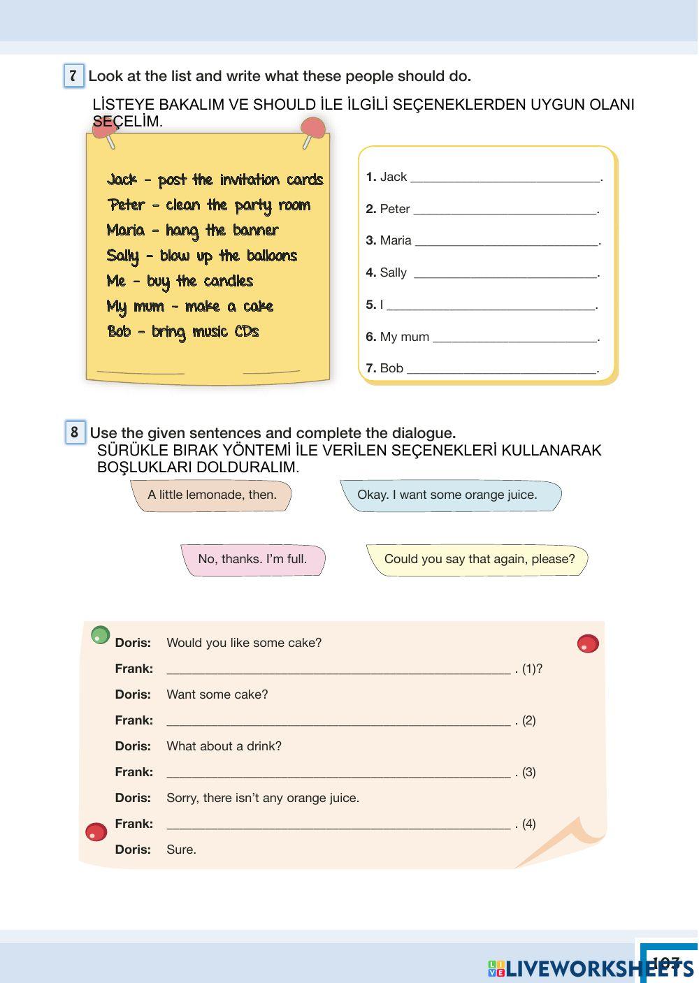 7.sınıf 6.ünite Celebretion DERS KİTABI 103