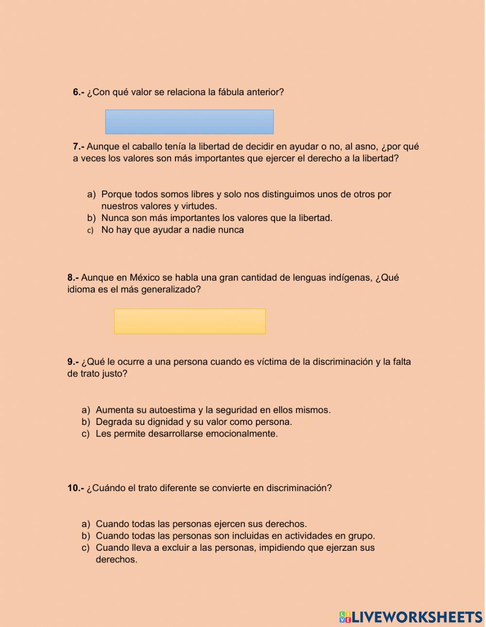 Formación Cívica y Ética