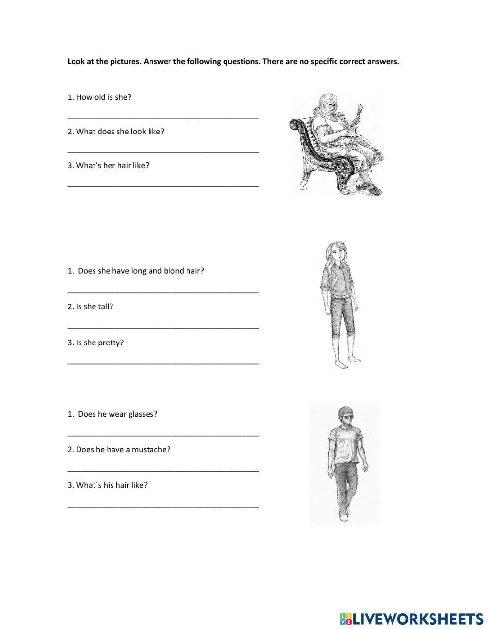 Physical descriptions