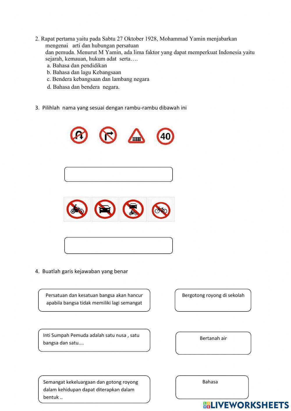 Nilai Semangat Sumpah Pemuda  Masa Sekarang