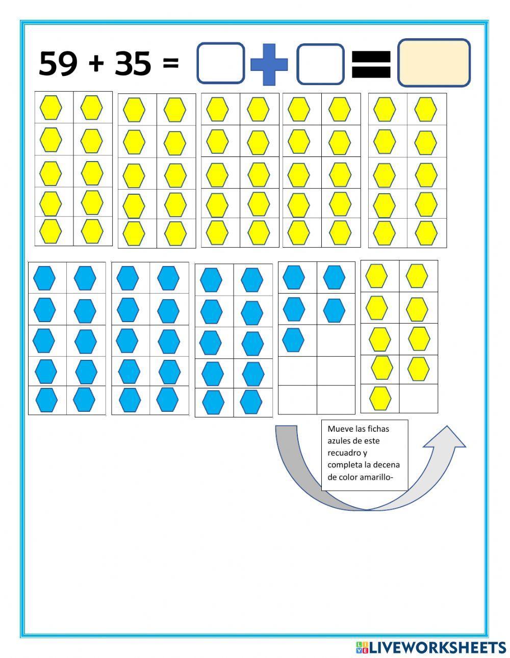 Números amigables para sumar y restar