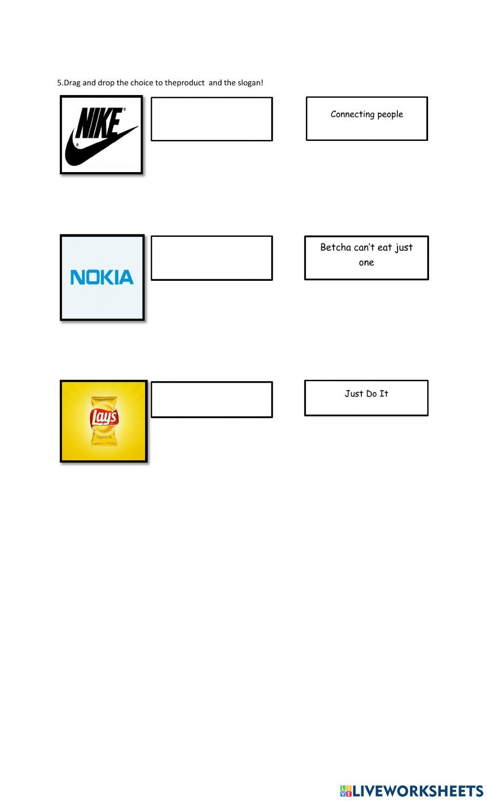 WORKSHEET ADVERTISEMENT WORKSHEET ADVERTISEMENT