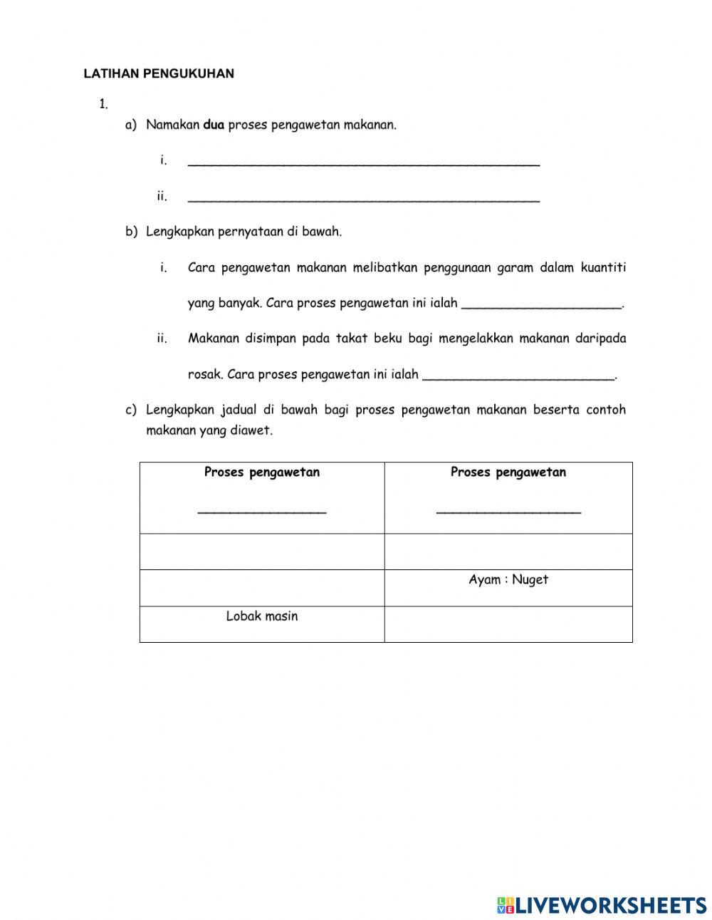 Unit 4 pengawetan makanan