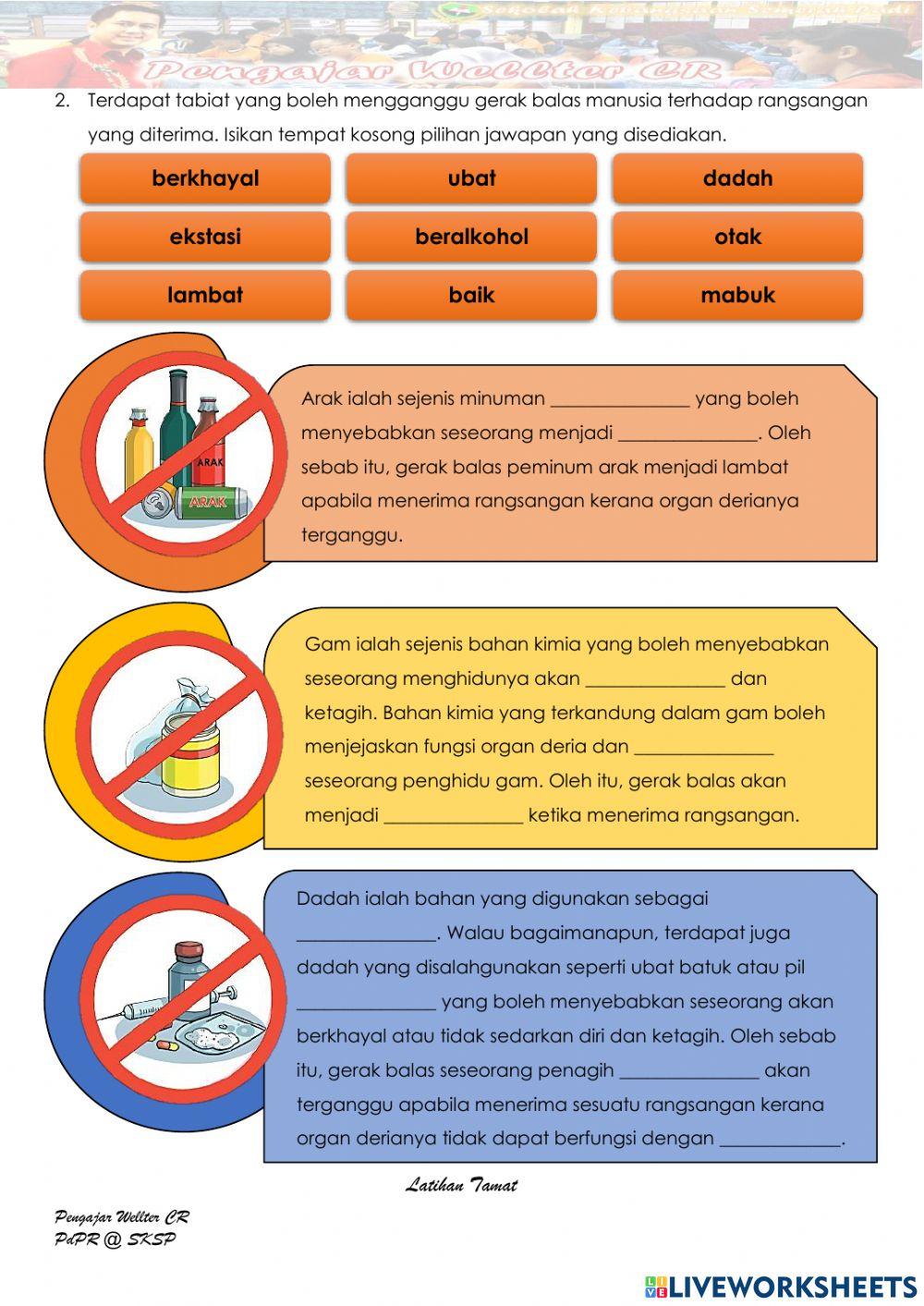 Tahun 4 Kepentingan Gerak Balas Tahun 4 Kepentingan Gerak Balas