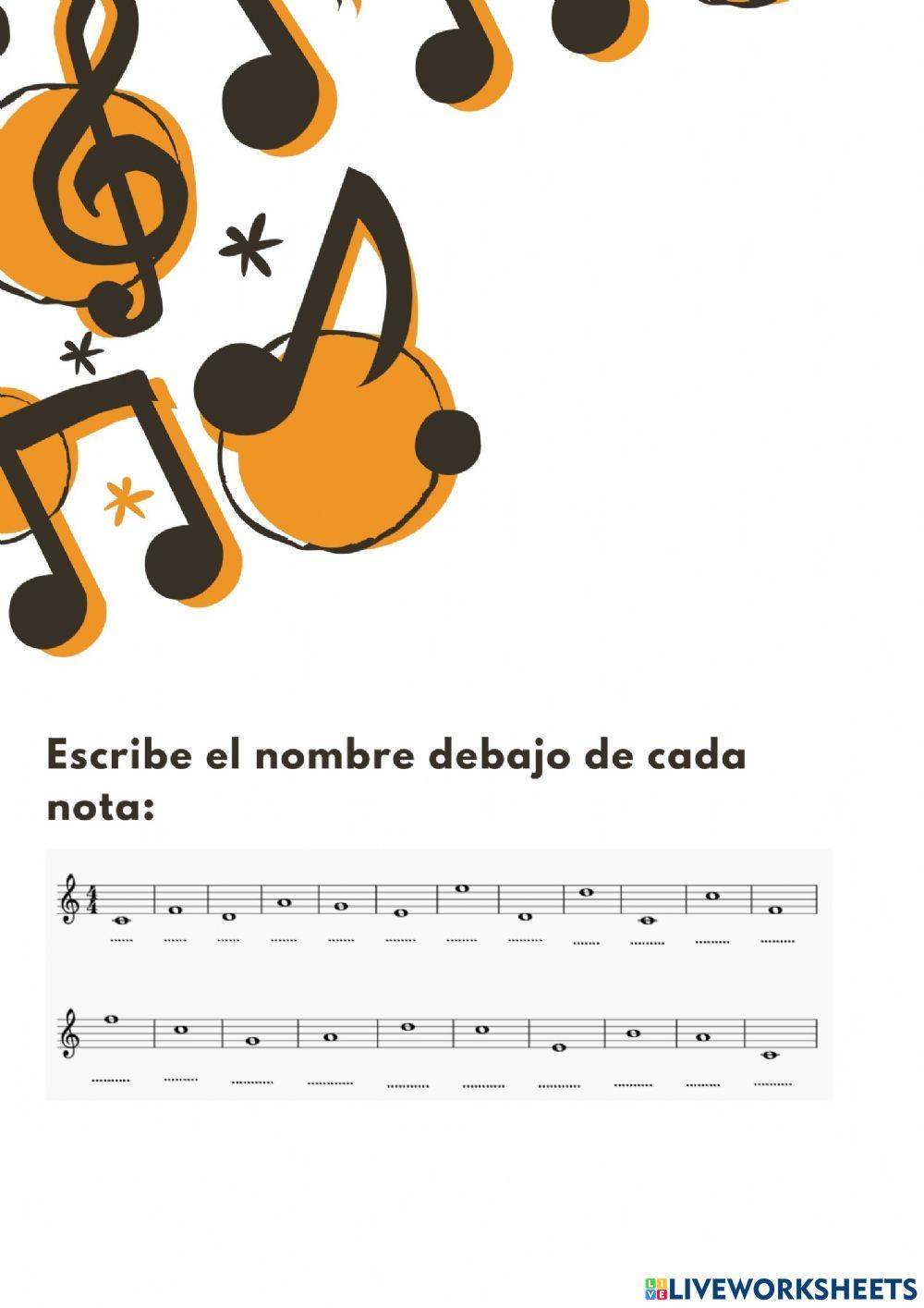 Notas musicales