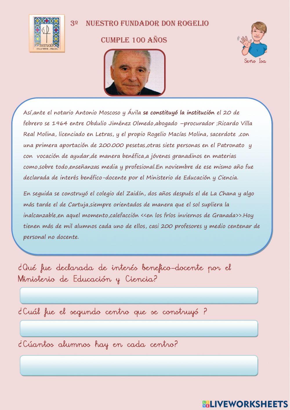 Don Rogelio 3º ciclo