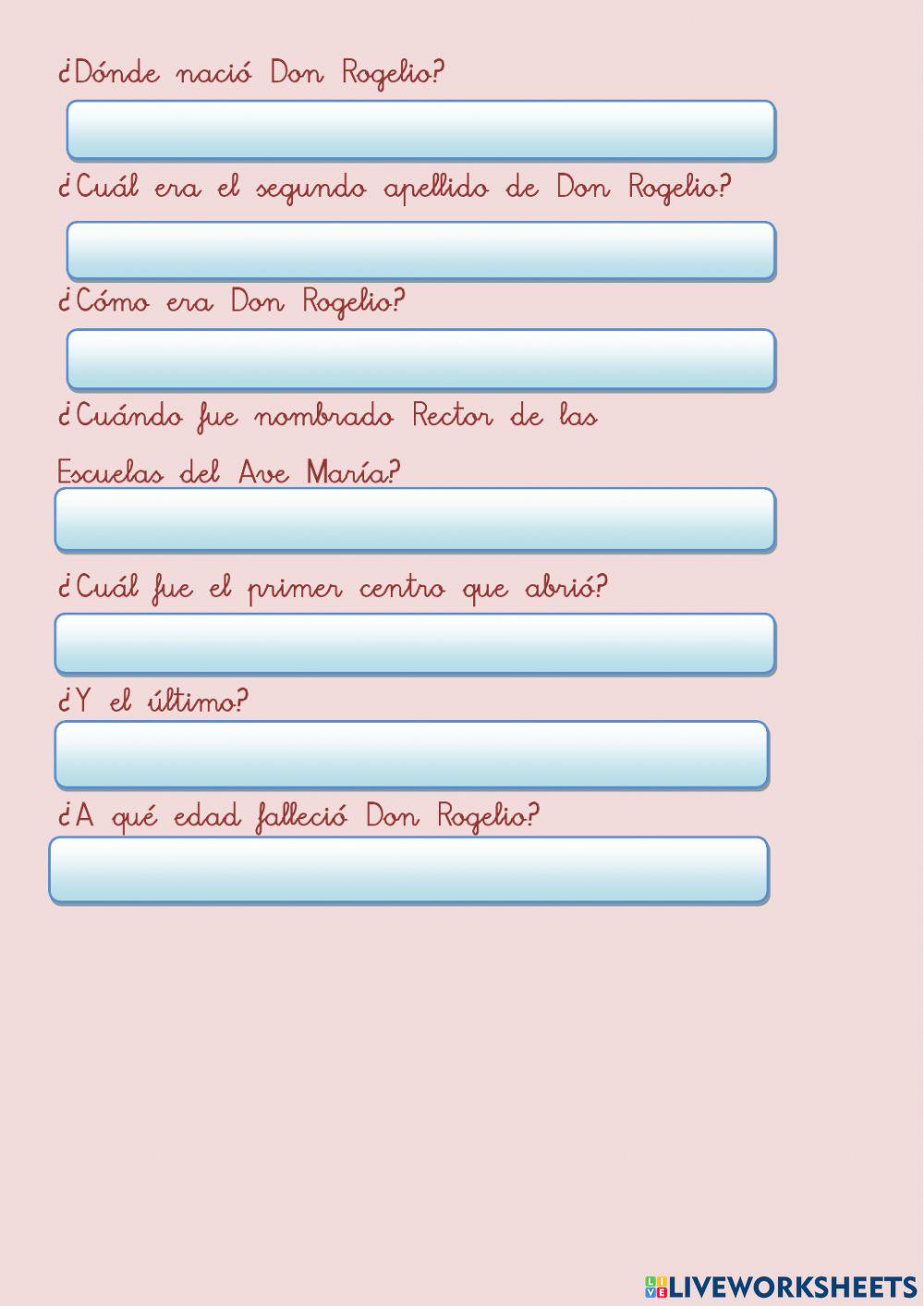 Don Rogelio 3º ciclo