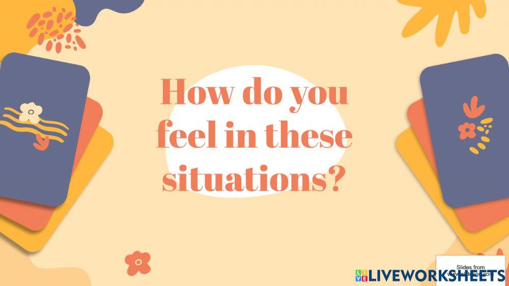 Feelings - adjectives