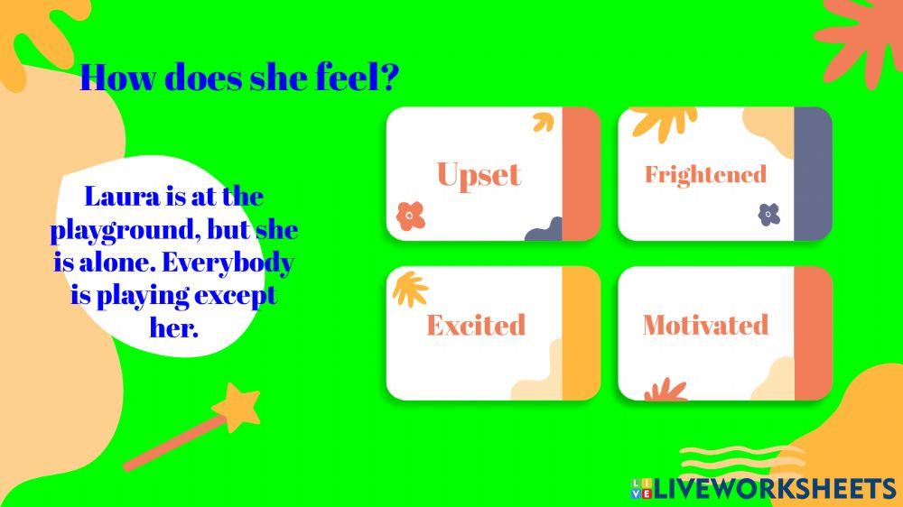 Feelings - adjectives